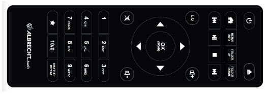 DAB+ Radio - operate via App or remote control